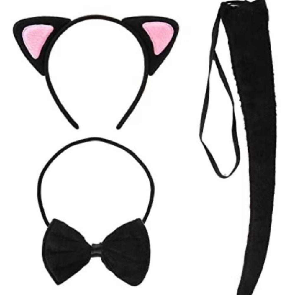 Kid size cat ears and tail